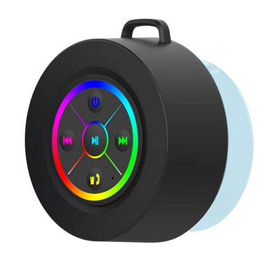 IPX7 Waterproof Bluetooth Speaker With Colorful Led Lights