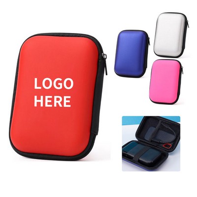 Compact EVA Zip Headphone Case