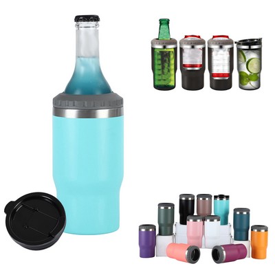 4-in-1 14oz Vacuum Can Cooler/Tumbler