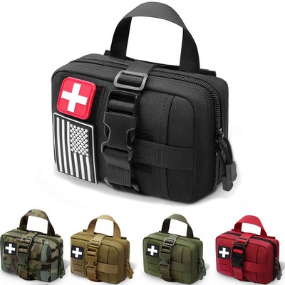 Portable PU First Aid Kit W/Emergency Supplies