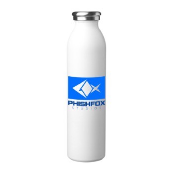 20 oz. Assisi Stainless Steel Water Bottle (2 Color Imprint)