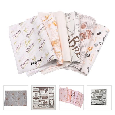 14"x10" Greaseproof Deli Wax Paper Food Wrapping