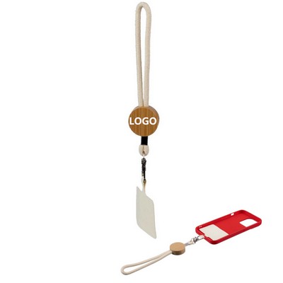 Phone Lanyard Wrist Strap with Patch Tether Tab