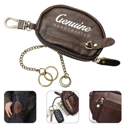 Handcrafted Leather Car Key Wallet