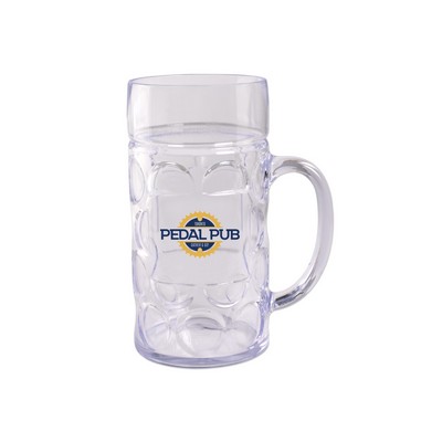 ½ Liter Plastic German Style Beer Mug w/Handle