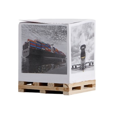 Wooden Pallet Cube Sticky Notes