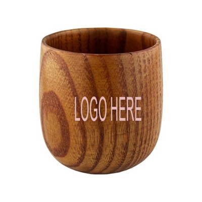 6 Oz Wooden Coffee Cup