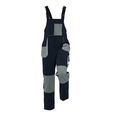 Colorblock Bib Overalls