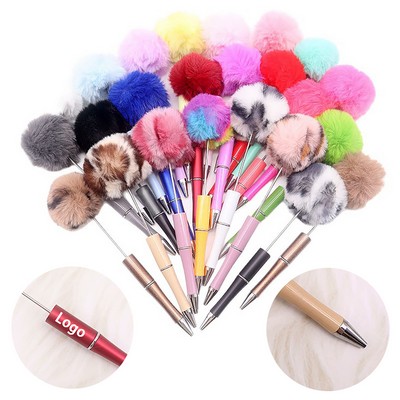 Fluffy Beadable DIY Ballpoint Pen