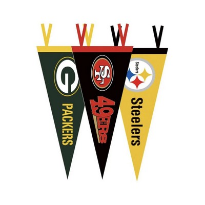 18''*10'' Custom Full Color Printed Felt Pennant