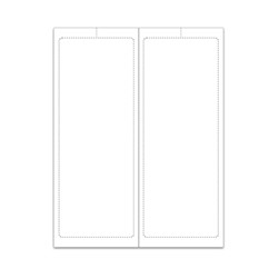PEEL n SEAL™ 8 1/2 X 11" Custom 2-Up Exterior Addendum Sticker