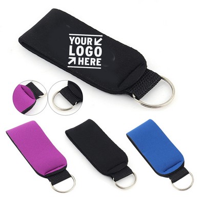 Neoprene Wristband with Keychain