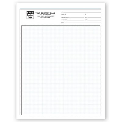 Graph Papers, Pro-Sketch, 1/8", Padded