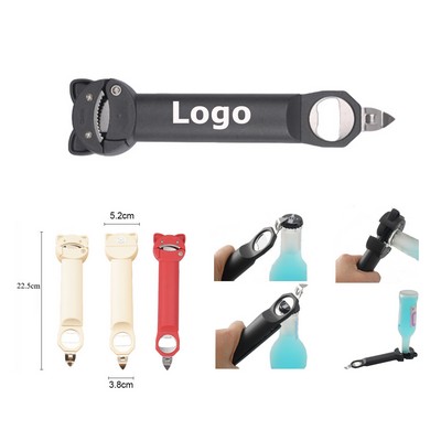 Multifunctional Retractable Bottle Opener