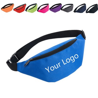 Oxford Cloth Workout Traveling Running Waist Bags with Zippered