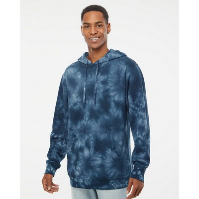 Independent Trading Co Unisex Midweight Tie-Dyed Hooded Sweatshirt - PRM4500TD