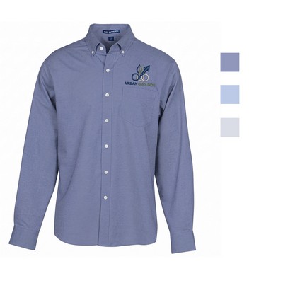 Custom Embroidered Long Sleeve Denim Shirt