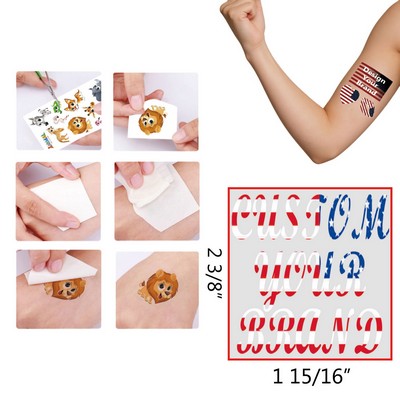 Water Transfer Tattoo Stickers for Football Games, Sports Events & Supporters