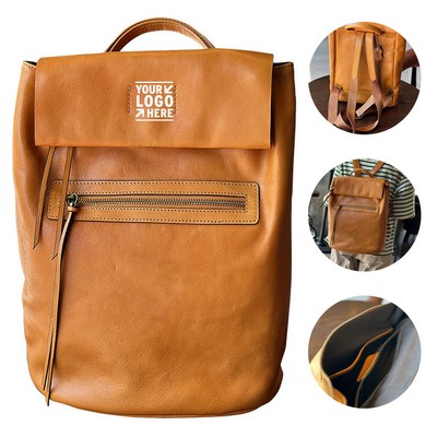 Premium Leather Urban Backpack