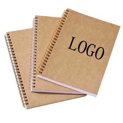 A5 Coil Kraft Paper Notebook