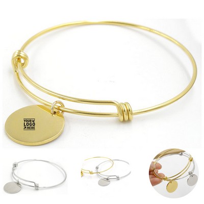 Elegant Triple Stone Woven Bracelet