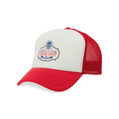 Merrimack Hat Co.® Bronx Trucker Cap - Red-White