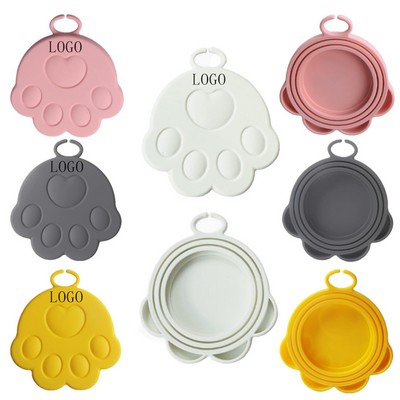 Pet Silicone Cat Food Can Lid