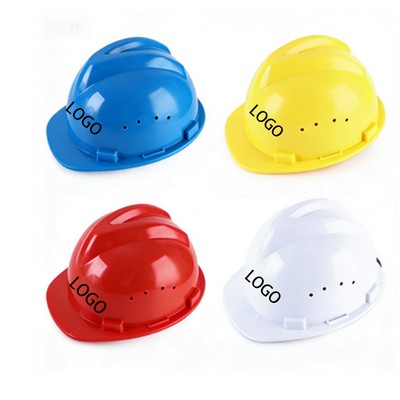 Durable ABS Breathable Industrial Safety Helmet