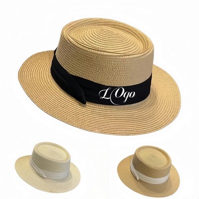 Summer Women Wide Brim Straw Sun Hat