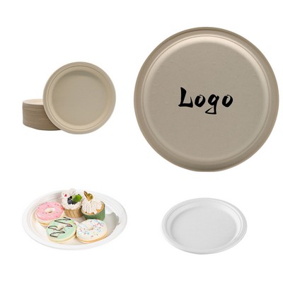 100% Compostable Paper Plates