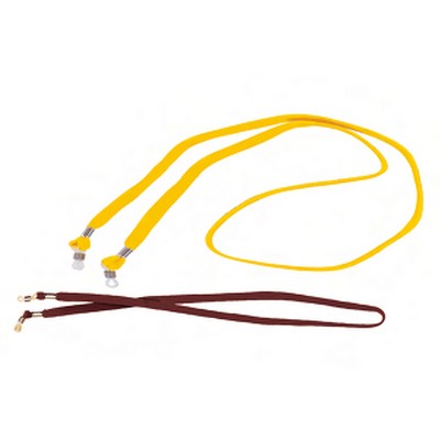 Cloth Blank Eyeglass Strap w/1 Adjustable Bead (27"x3/8")