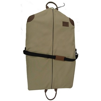 USA Made 600 Denier Polyester Leather Trim Garment Bag