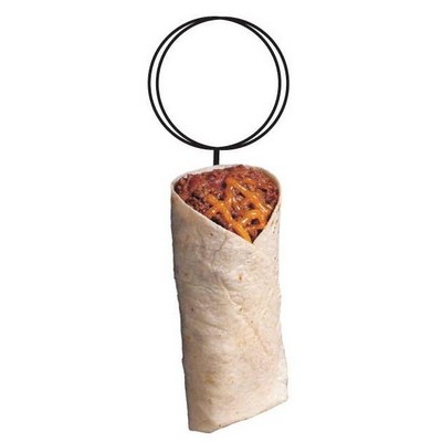 Burrito Executive Key Chain w/Mirrored Back (2 Square Inch)