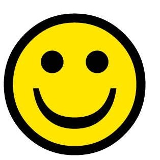 Smiley Face Maxi Magnet (2")