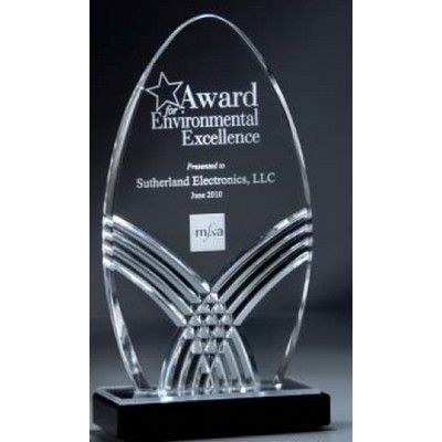 9 1/2" Nile Award w/ Accented Silver Mirror