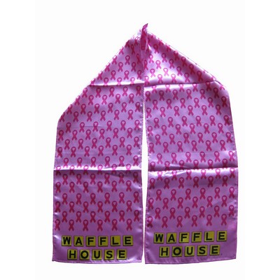 Silk Printed Scarf, 10 X 44"