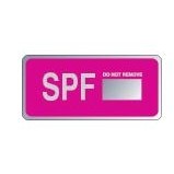 Rectangle w/Rounded Corners Stock Die Cut Decal - Gold