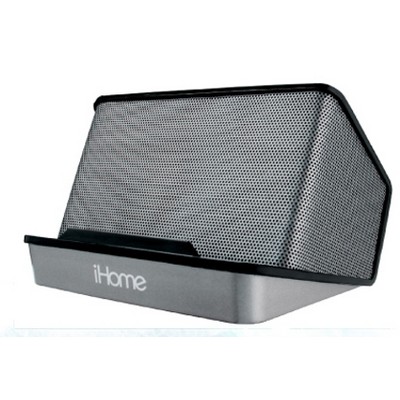 Portable Rechargeable Stereo Speaker System with Aux Line-In