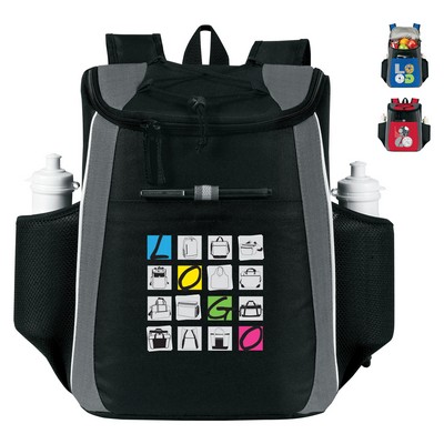 "Accent" 18 Can Cooler Backpack