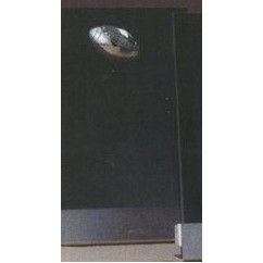 Smoked Glass Plaque Award w/Silver Football Accent, Plastic Mounts & Base (6"x8.5")