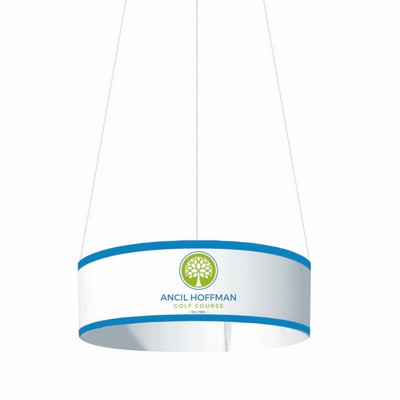 10' Dia. x 3'H Circular Hanging Sign Replacement Graphic