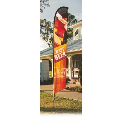 Custom 11.5' Tail Feather Flag Kit (1 Side)