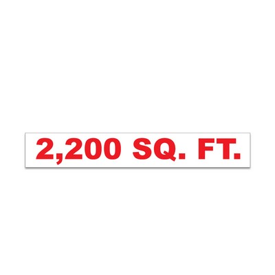 Corrugated Sign Rider-6X24 - Two-Sided. Full Color