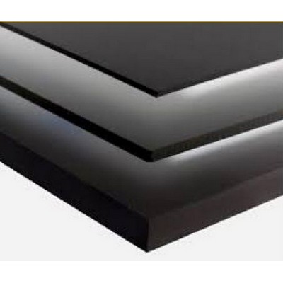 11 X 17 1/8 Custom Printed Black PVC Sintra Poster