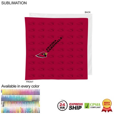 24 Hr Express - Square Bandana, Sublimated Edge to Edge 1 side (22"x22")