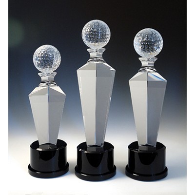 Golf Optical Crystal Award/Trophy 13"H - Variant A