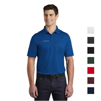 Sport-Tek® Micropique Sport-Wick Pocket Embroidered Polo