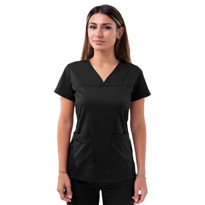 Adar - Pro - Women's V-Neck Sweetheart Top