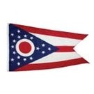Ohio Indoor Parade Flag w/Fringe (5'x8')