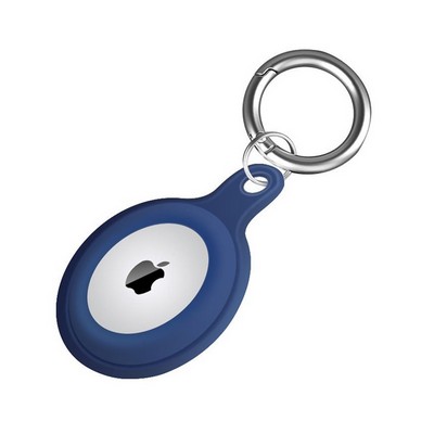 Silicone Tag Holder with Keyring